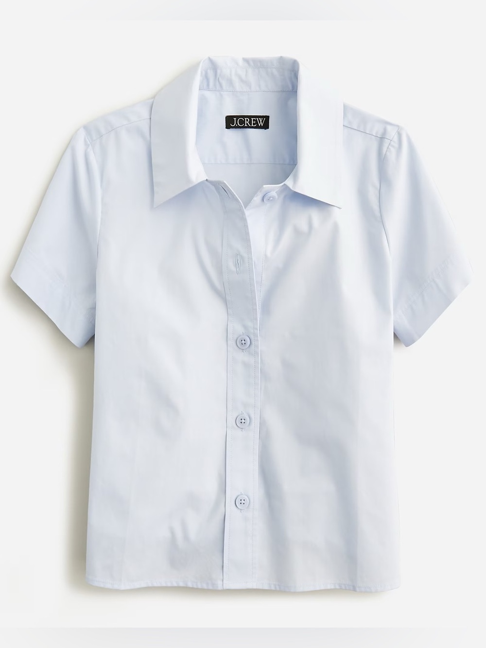 J. Crew Gamine shirt in cotton poplin in White 8